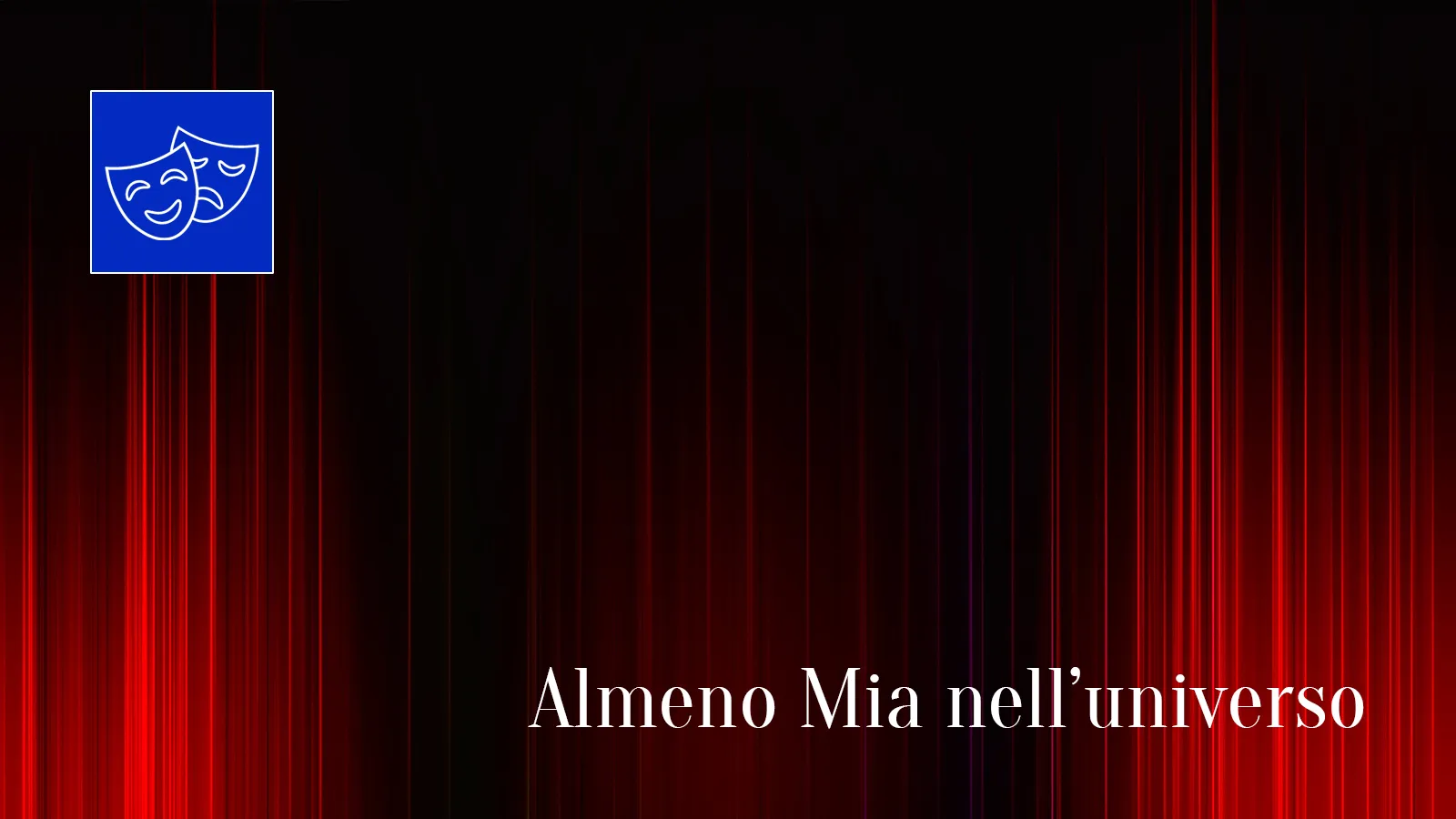 Eventi Villa Taranto - spettacolo almeno mia